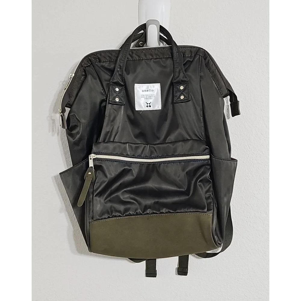 Anello backpack rucksack diaper‎ bag olive green cross bottle series